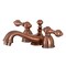 Kingston Brass KS395ALAC Restoration Mini-Widespread Bathroom Faucet, Antique Copper KS395ALAC - alternate 1